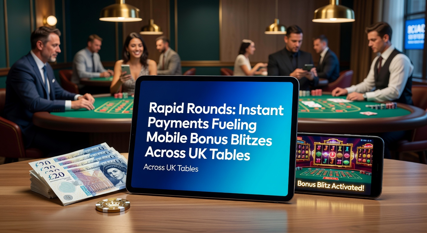 Close-up of a mobile screen capturing a rapid round blackjack table with bonus multipliers activating alongside an instant payment confirmation popup