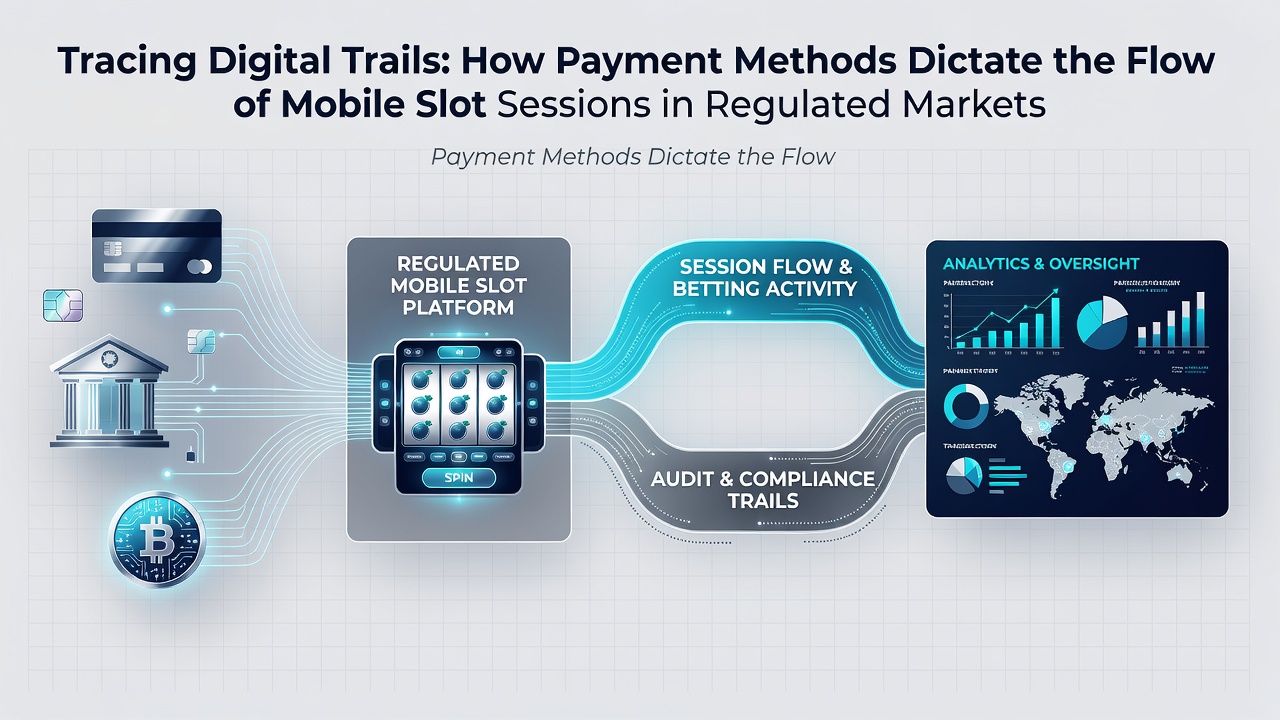 Data visualization of payment transaction flows linked to mobile slot activity timelines